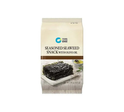 Chung Jung One Seaweed snack with Olive Oil - Multi Pack (3 x 4.5 gr)