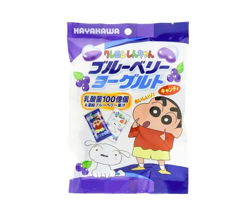 Hayakawa Crayon Shin-Chan Bl&aring;b&aelig;r Yogurt (70 gr)