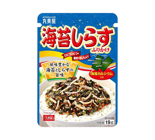 Marumiya Nori Shirasu Furikake Rice Seasoning with Nori & Whitebait (22 gr)