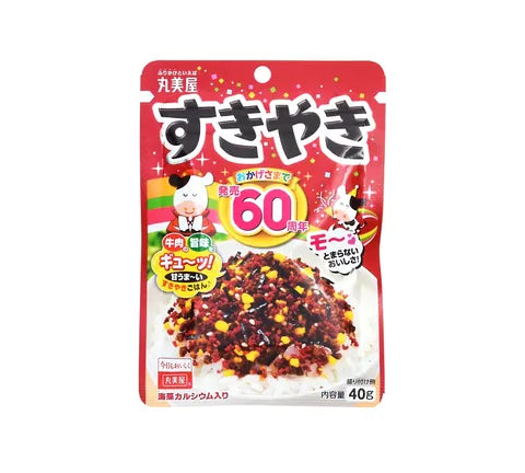Assaisonnement pour riz Marumiya Sukiyaki Furikake au goût Sukiyaki (40 gr)