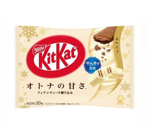 Nestle Kit Kat Chocolate Mini's - Weiße Schokolade Feuilletin (118 Gr)