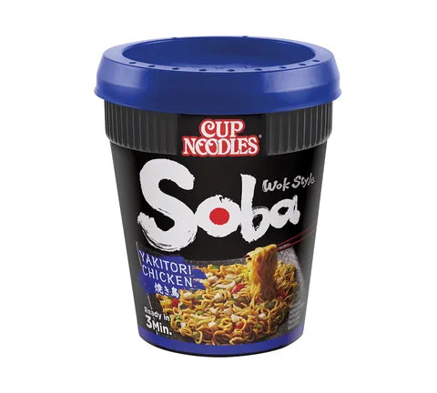 Nissin Soba Yakitori Chicken Cup - Multipack (8 x 89 gr)