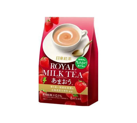 Nittoh Royal Milk Tea Saveur Fraise - 8 Sticks (112 gr)