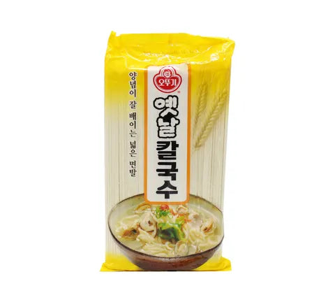 Ottogi Kalguksu Wheat Noodle Wide Size - BBD/THT - 03-2024 (900 gr)