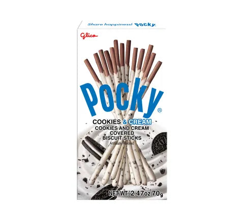 Pocky - Glico Biscuits &amp; Saveur Crème - Multi Pack (10 x 47 gr)