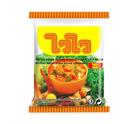 Wai Wai Instant Noodle Sour (60 gr)