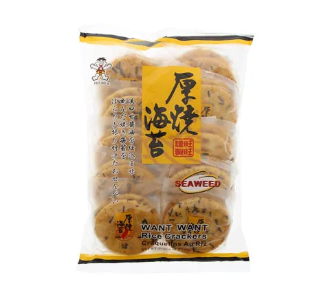 Want Want Senbei Algen-Reis-Cracker (160 gr)