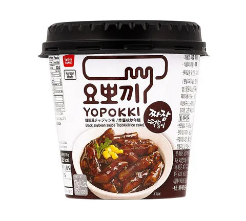 Jonge poong yopokki jjajang zwarte sojabonen saus (120 gr)